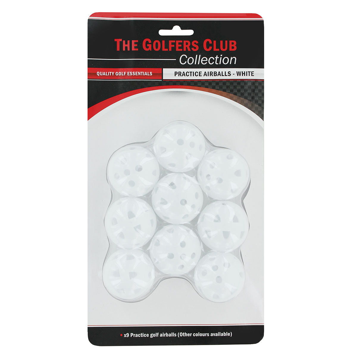 Golfers Club Airflow Practice Balls - White