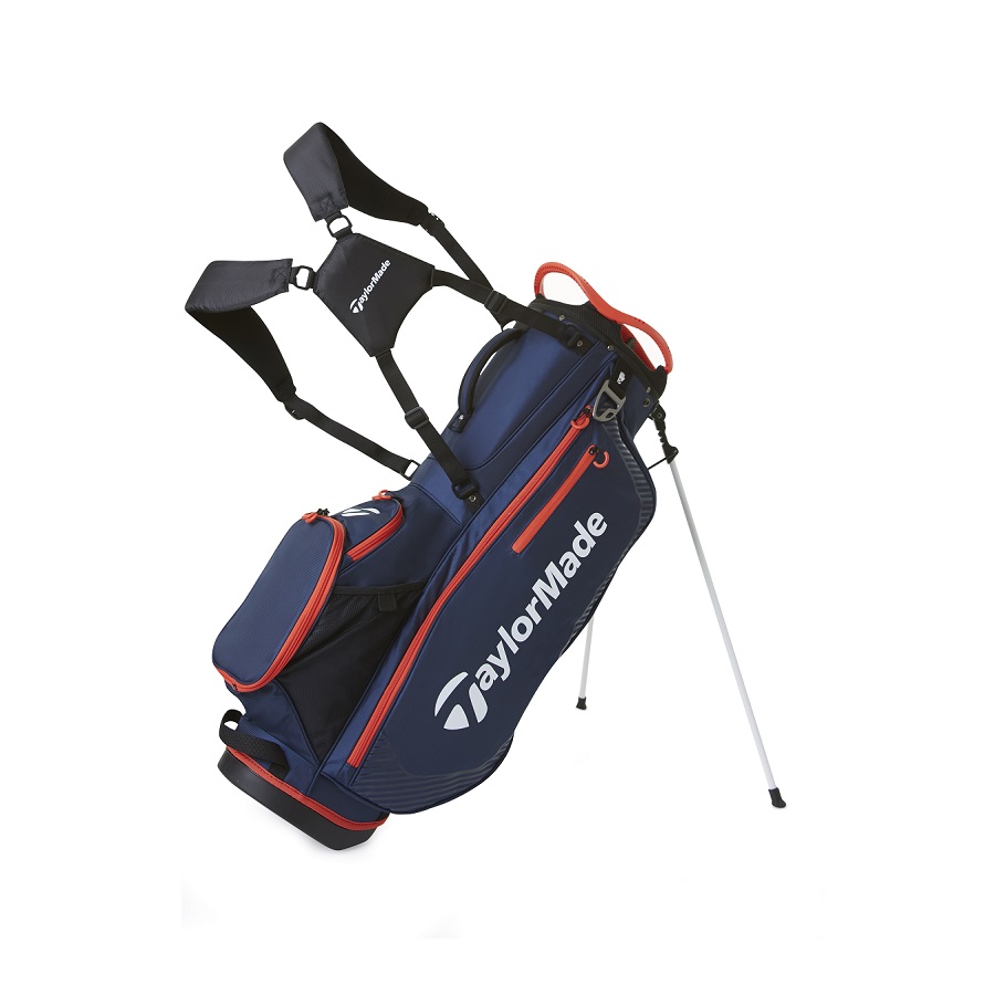 TAYLORMADE PRO STAND BAG - NAVY/ RED