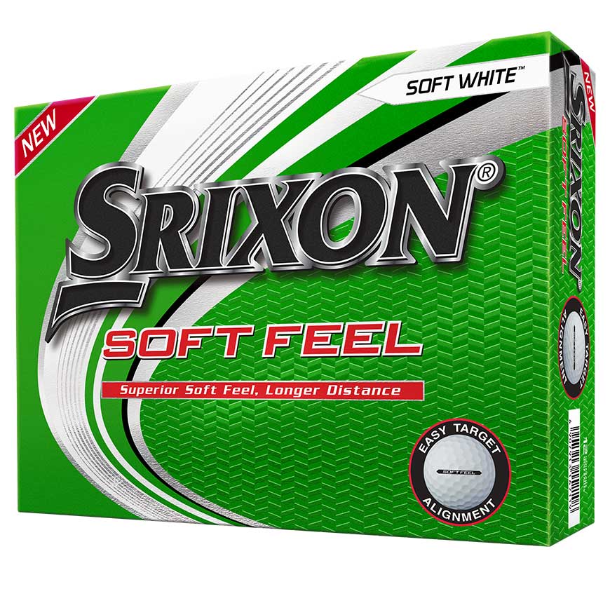Srixon Soft Feel Golf Balls - Dozen White