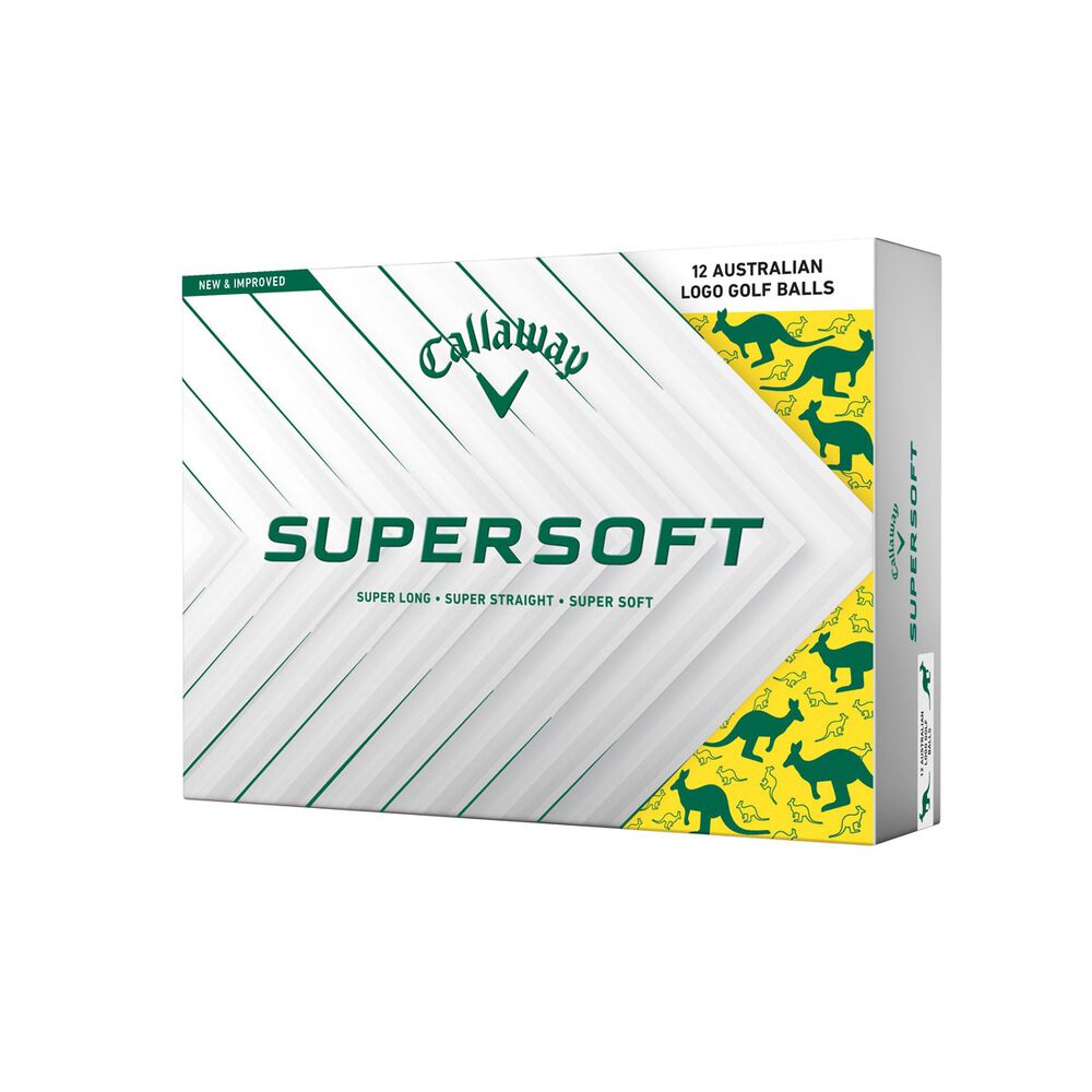 CALLAWAY SUPERSOFT 25 AUSSIE GOLF BALLS- DOZEN