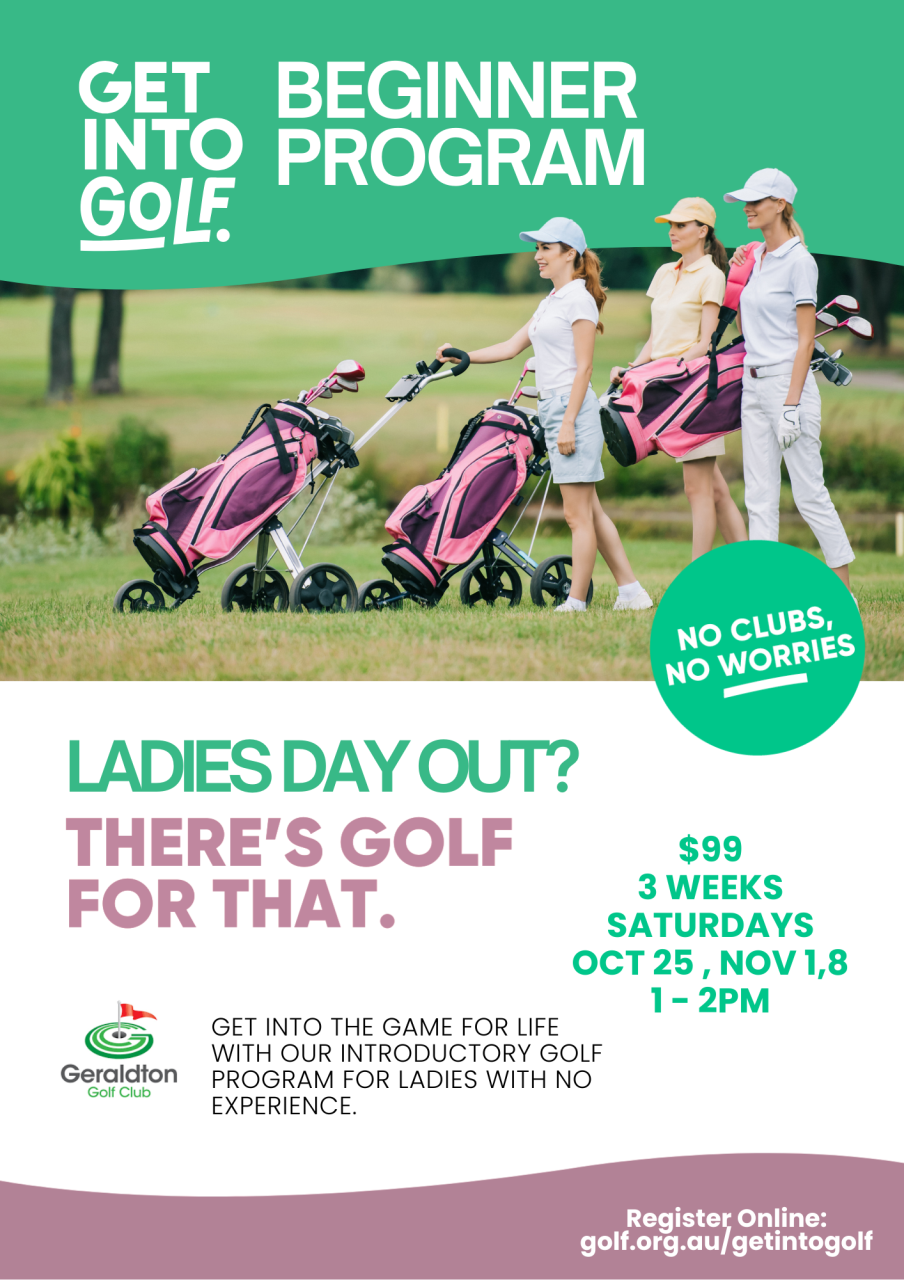 LADIES BEGINNER PROGRAM 3 WEEKS - PAYMENT
