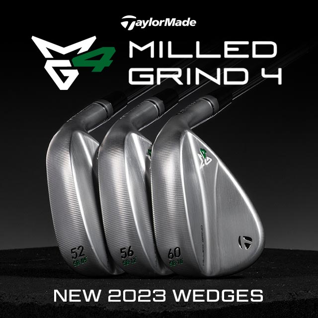 TAYLORMADE MILLED GRIND 4 WEDGES - CHROME