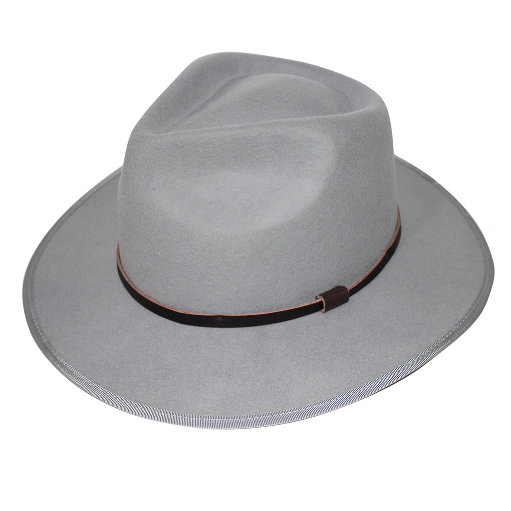 RIGON EV350 LT DUBBO FEDORA HAT-GREY