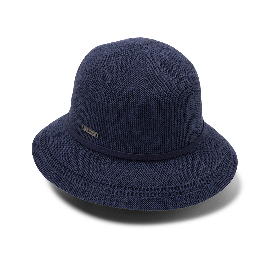 RIGON EV410 LYDIA CLOCHE HAT- NAVY