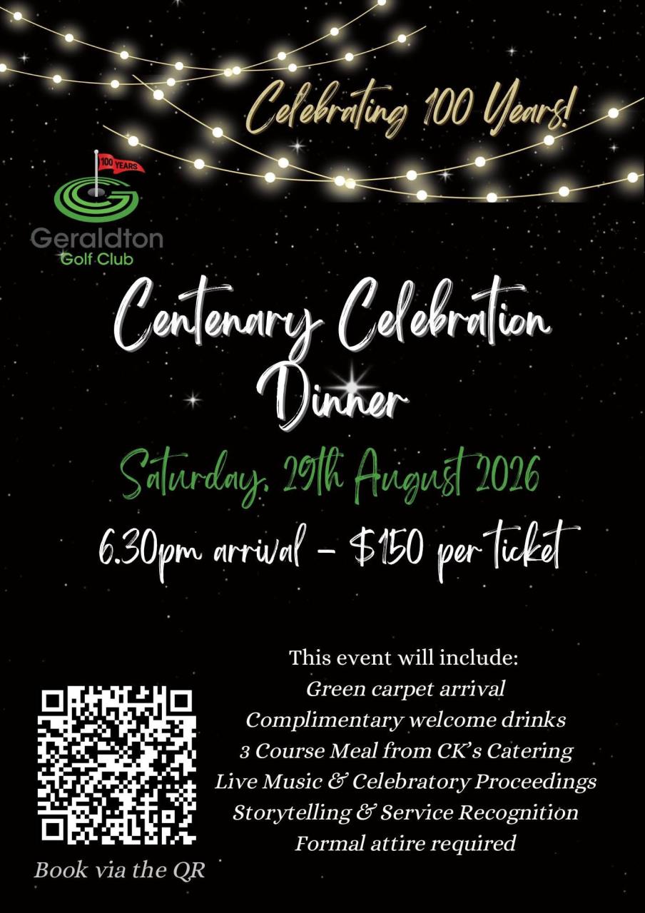 CENTENARY DINNER 100 YEARS