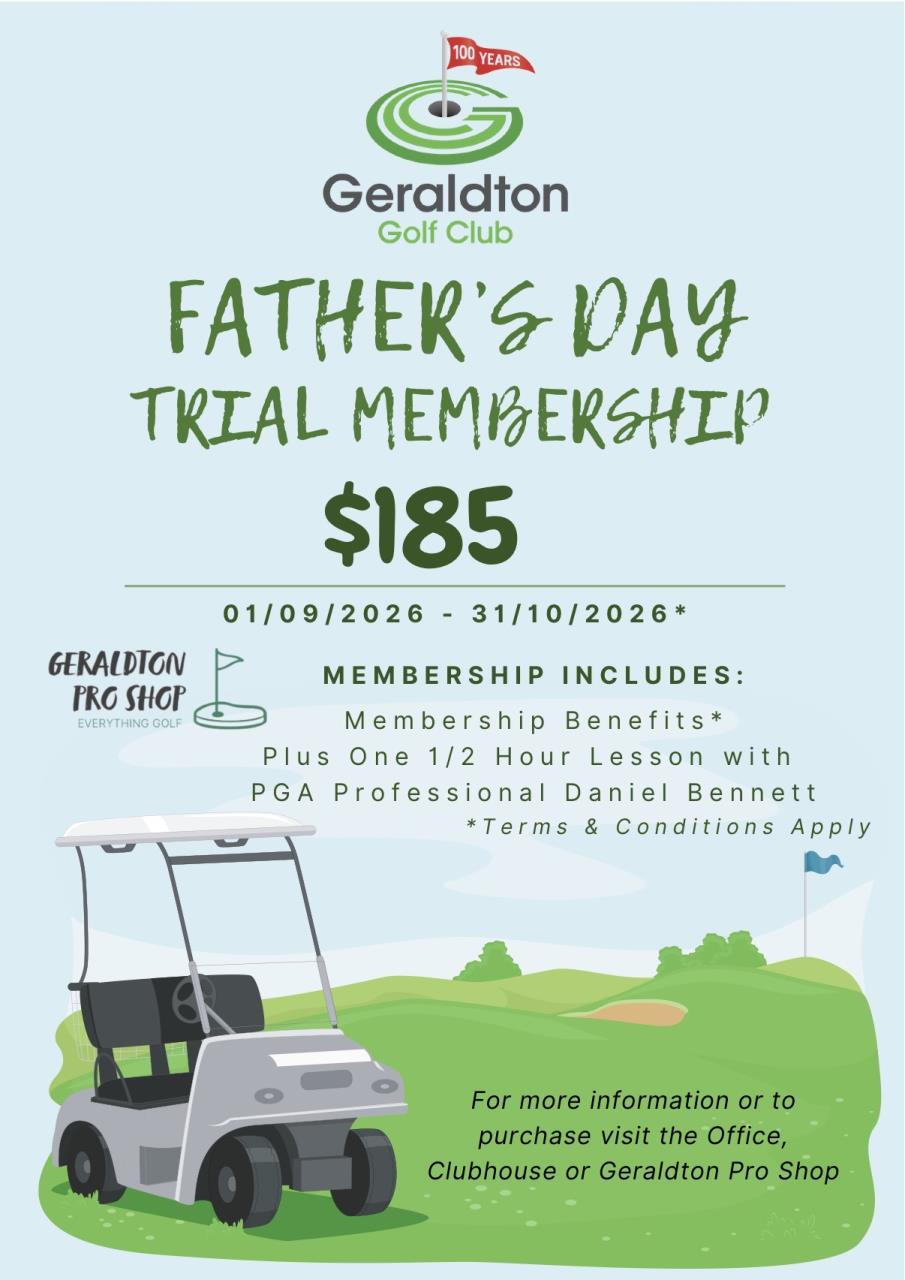 FATHERS DAY TRIAL- MEMBERSHIP